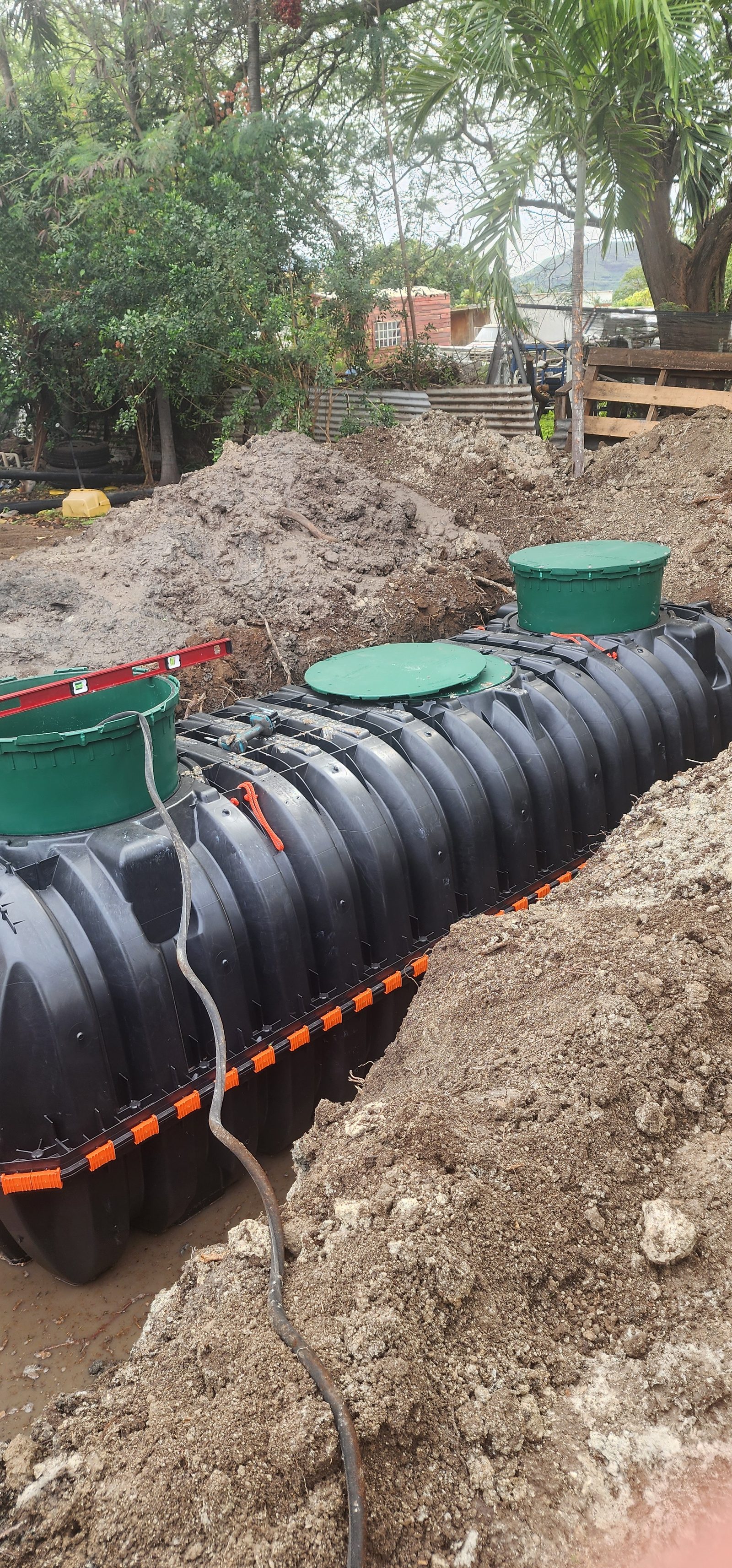New septic system installed at Unit C