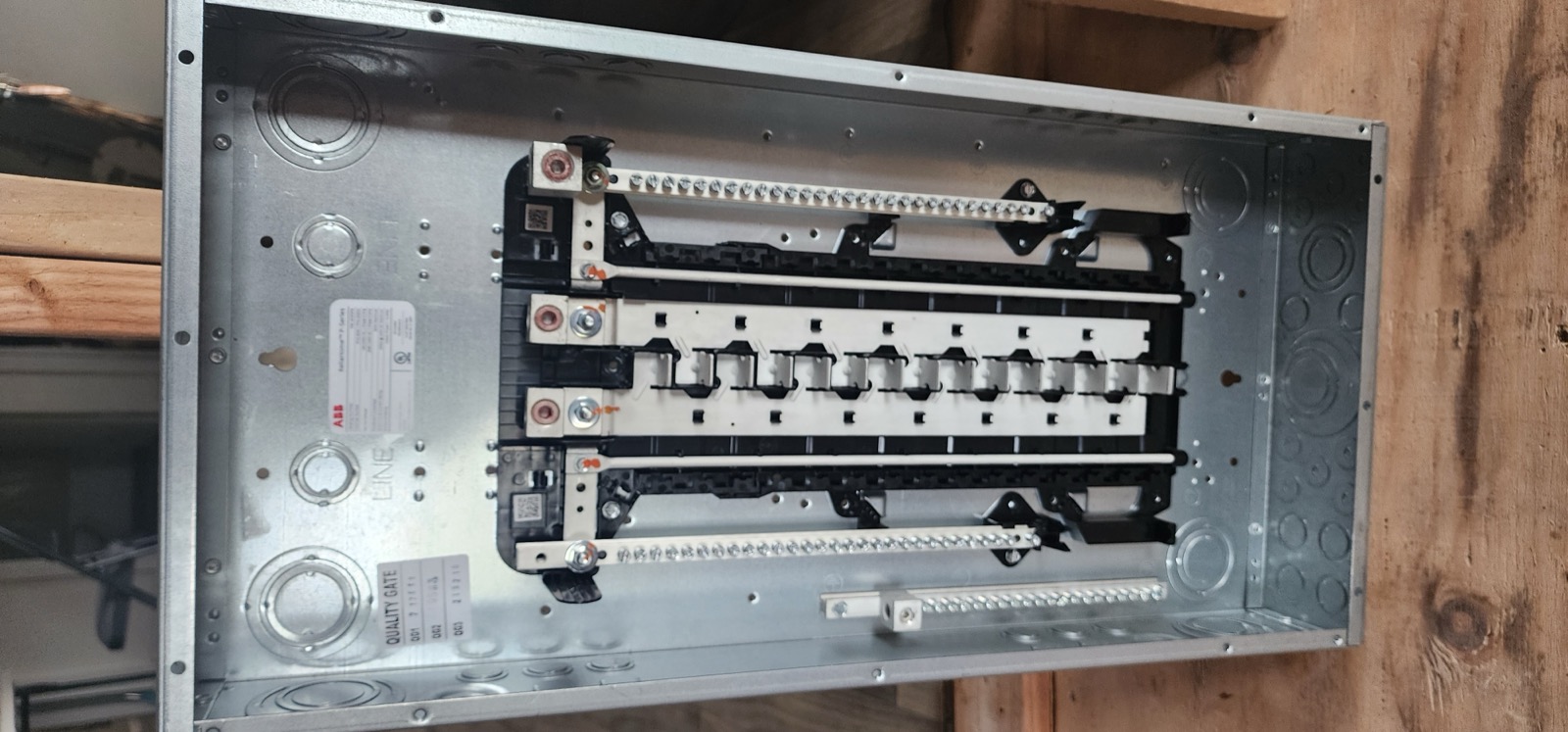New electrical panel installed at Unit D